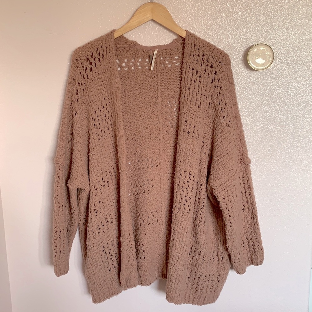 Free People Oversized Cable Sweater